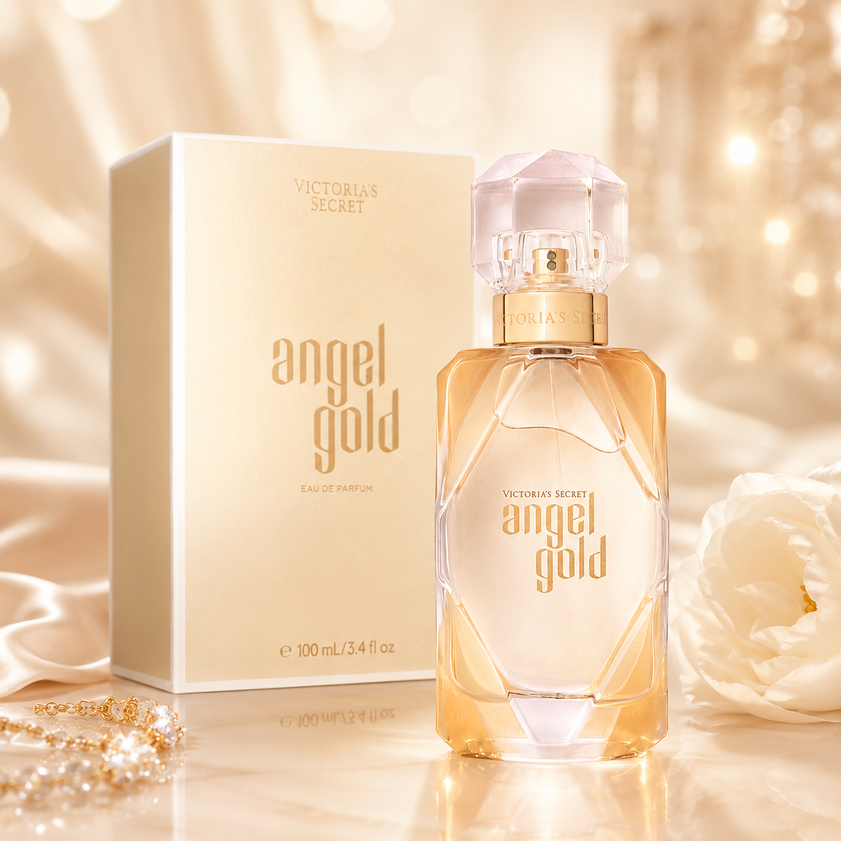 Victoria’s Secret Angel Gold Eau de Parfum for Women – 3.4 oz / 100 ml