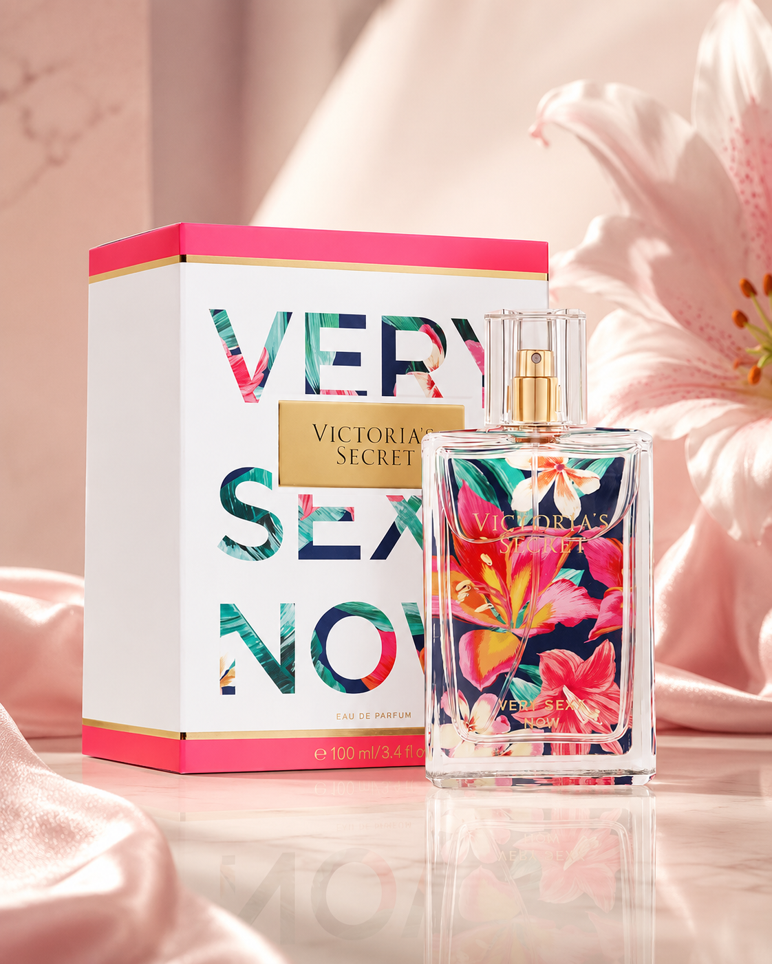 Victoria’s Secret Very Sexy Now Eau de Parfum for Women – 3.4 oz / 100 ml