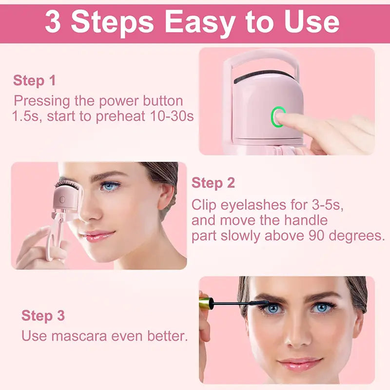 USB Rechargeable Eyelash Curlers