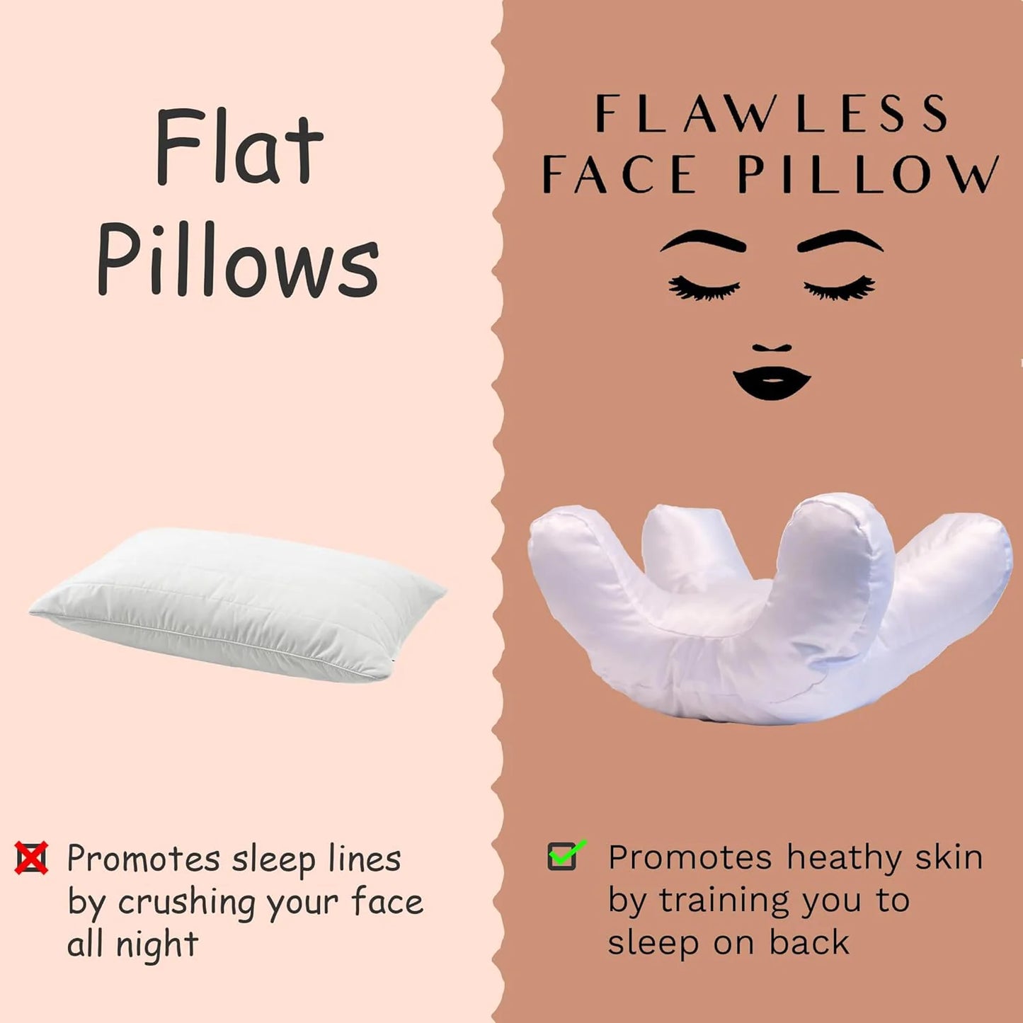 Anti-Wrinkle Face Pillow