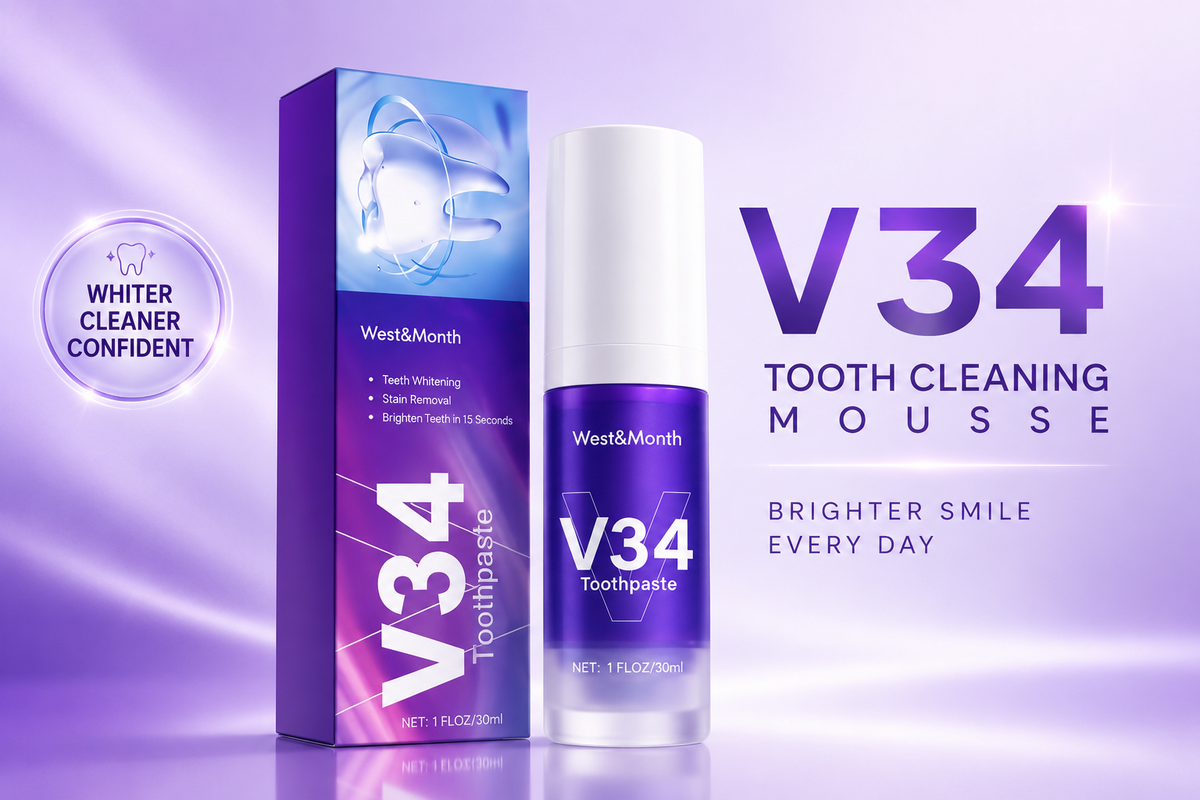 V34 Tooth Cleaning Mousse